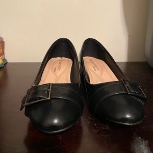 Two Inch Heel Black Size 6W